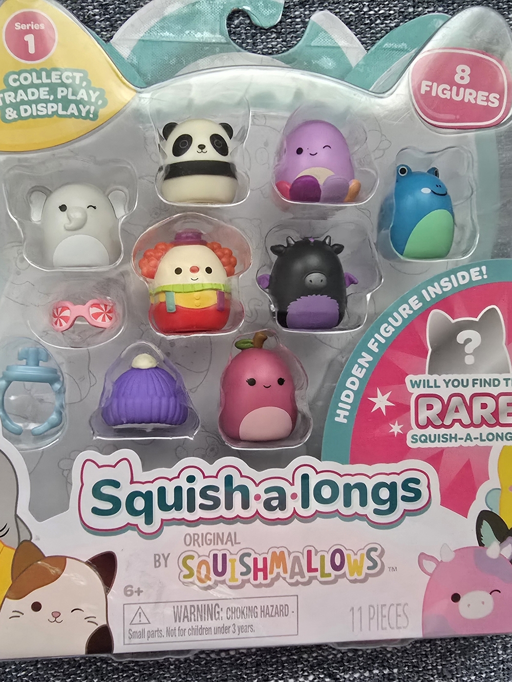 Squishmallows Squish-a-longs Multi-Color Mini Figure Pack